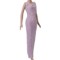 Beaded Angora Lilac Dress