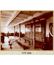 Titanic Mounted Print Gymnasium