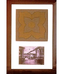 Titanic Framed Original Smoking Room Floor Tile