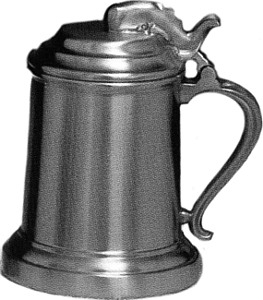 Pewter Whale Tankard