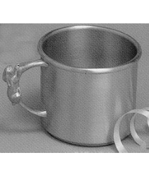 Pewter Baby Cup w/ Bunny Handle